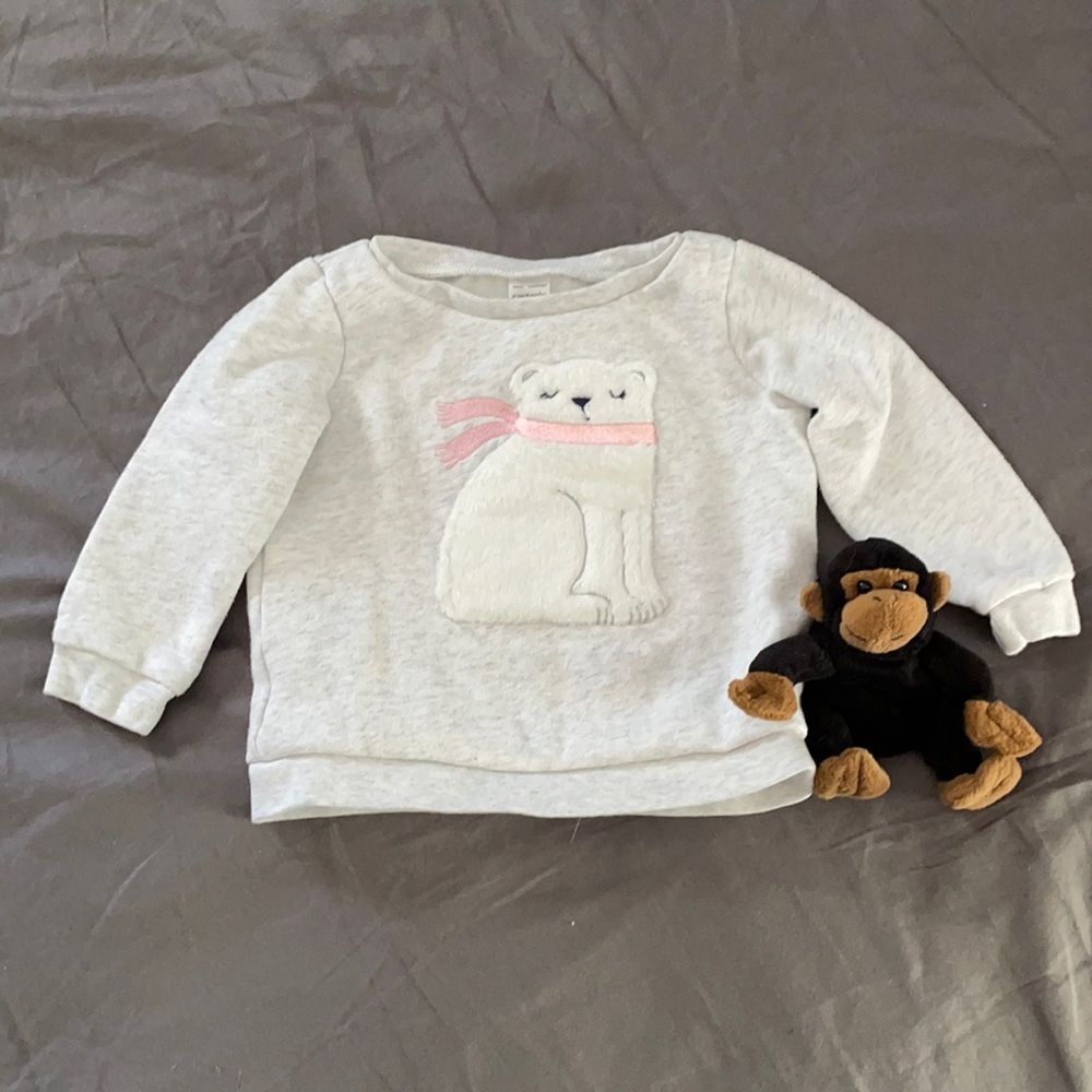 Toddler polar bear sweatshirt